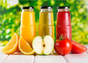 assorted types of fruit juice